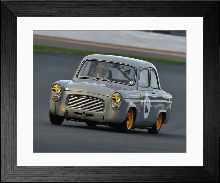 Framed Print : CM26 1416 Ed Glaister, Ford Anglia 100E