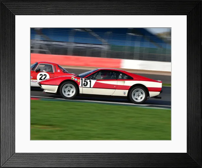 Framed Print : CM26 0812 John Dickson, Ferrari 308 GTB Framed Print : CM26 0812 John Dickson, Ferrari 308 GTB