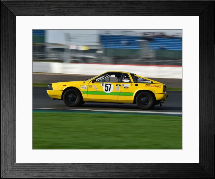 Framed Print : CM26 0827 Mark Oldfield, Lancia Monte Carlo