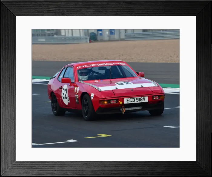 Framed Print : CM26 0061 Brian Jarvis, Porsche 924 Framed Print : CM26 0061 Brian Jarvis, Porsche 924