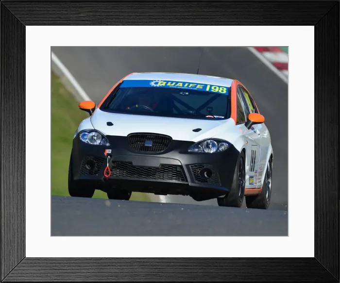 Framed Print : CJ7 5635 Dave Charlton, Seat Leon Framed Print : CJ7 5635 Dave Charlton, Seat Leon