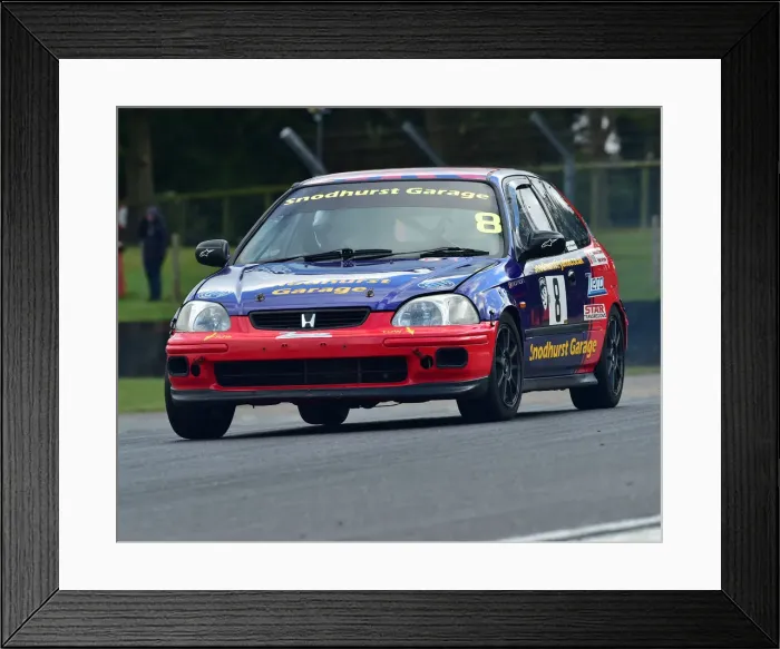 Framed Print : CM26 2278 Jamie Primett, Honda Civic Framed Print : CM26 2278 Jamie Primett, Honda Civic