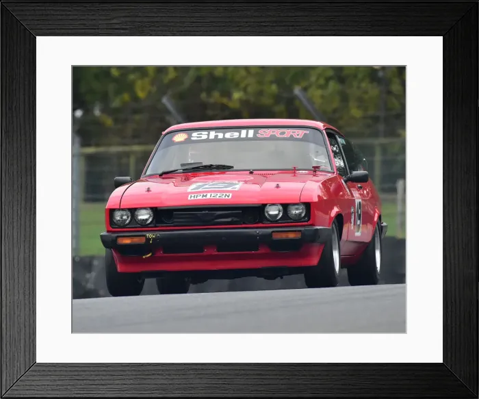 Framed Print : CM26 2572 Mike Haynes, Ford Capri