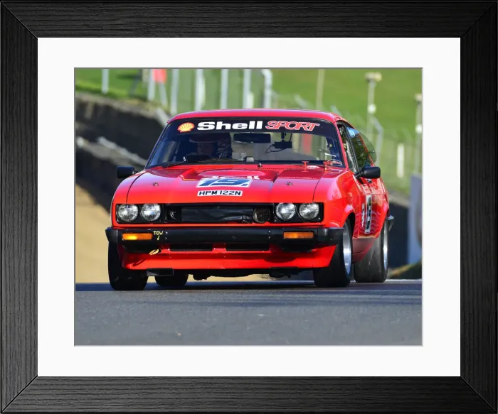 Framed Print : CJ7 5497 Mike Haynes, Ford Capri Framed Print : CJ7 5497 Mike Haynes, Ford Capri