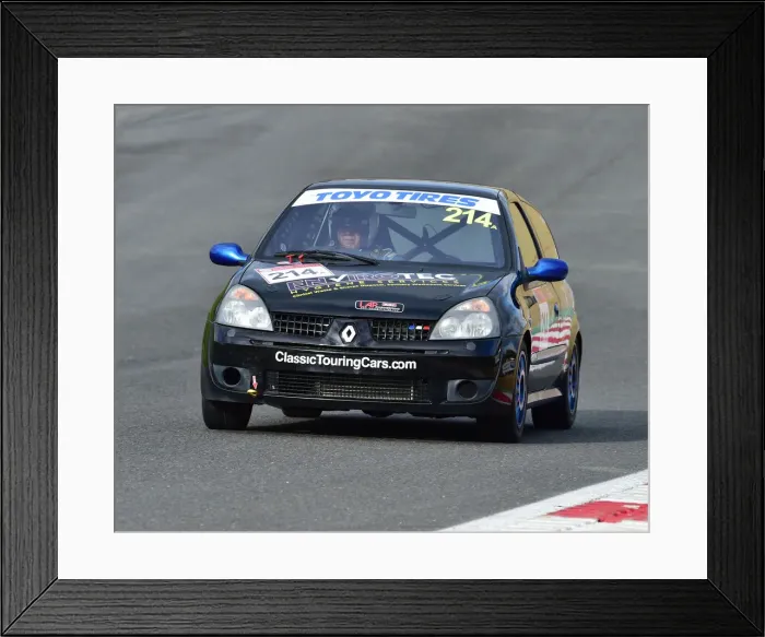 Framed Print : CM26 2119 Steve Barber, Renault Clio 182 Framed Print : CM26 2119 Steve Barber, Renault Clio 182