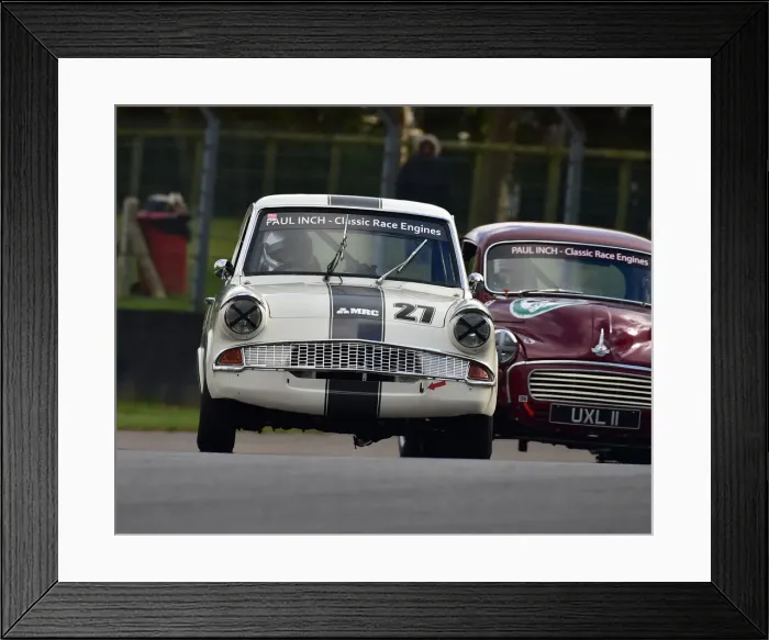 Framed Print : CM26 2149 Martin Reynolds, Ford Anglia 105E