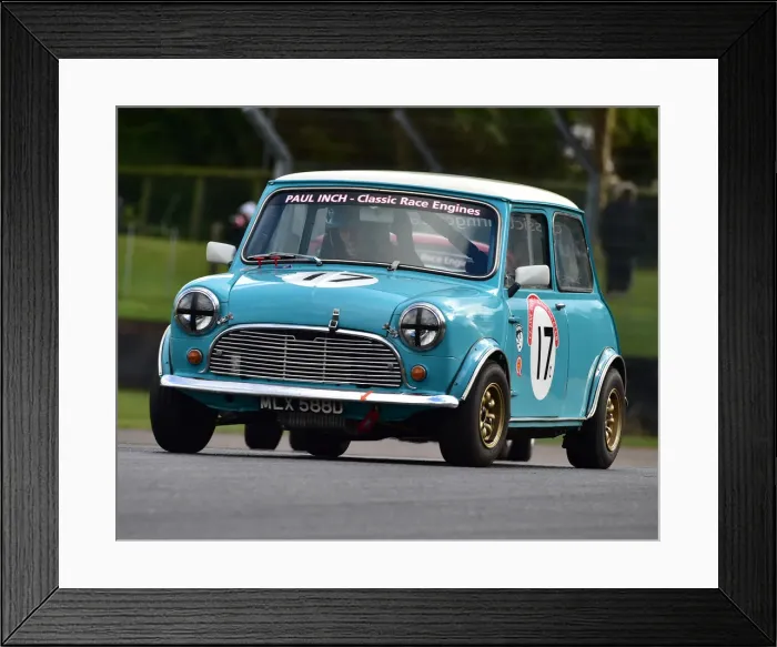 Framed Print : CM26 2147 James Burrows, Austin Mini Cooper S Framed Print : CM26 2147 James Burrows, Austin Mini Cooper S