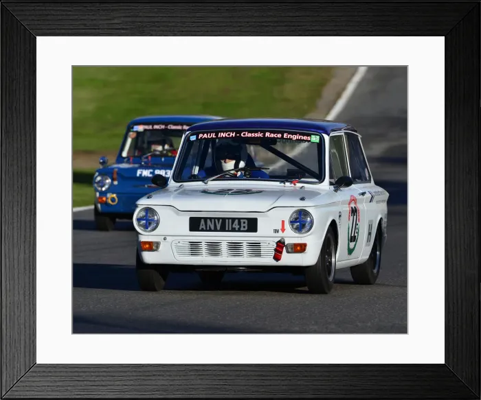Framed Print : CJ7 5319 Michael Loveland, Hillman Imp Deluxe