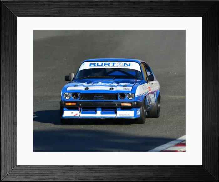 Framed Print : CJ7 5473 Tom Abbott, Ford Capri Framed Print : CJ7 5473 Tom Abbott, Ford Capri