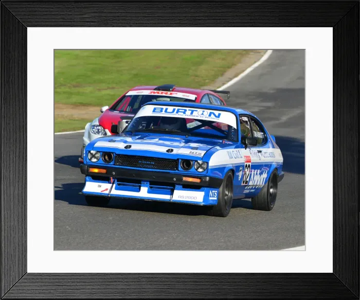 Framed Print : CJ7 5446 Tom Abbott, Ford Capri Framed Print : CJ7 5446 Tom Abbott, Ford Capri