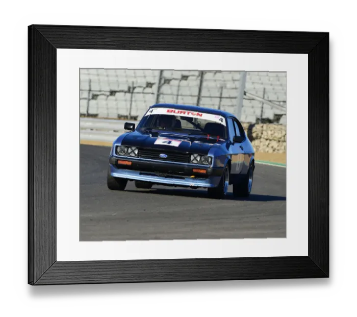 Framed Print : CJ7 5427 Keith Harding, Ford Capri