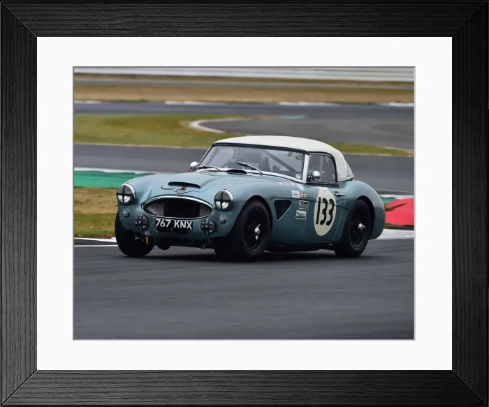 Framed Print : CM24 8959 Alex Bell, Julian Thomas, Austin Healey 3000 Framed Print : CM24 8959 Alex Bell, Julian Thomas, Austin Healey 3000