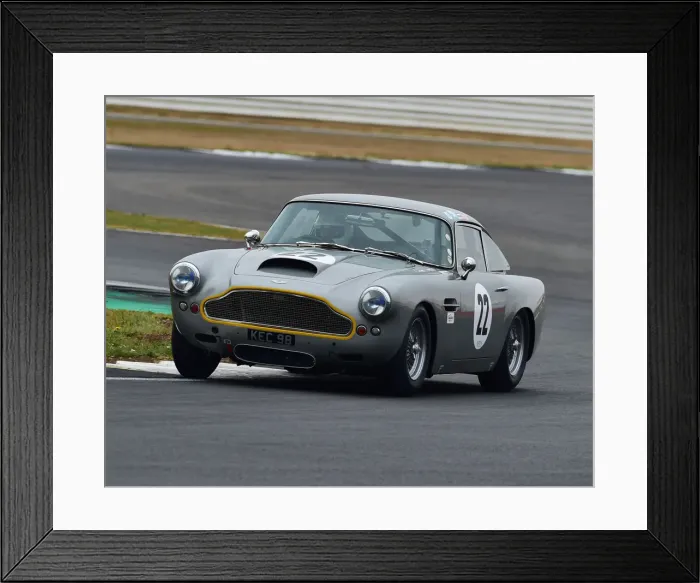 Framed Print : CM24 8930 Les Goble, George Miller, Aston Martin DB4 Framed Print : CM24 8930 Les Goble, George Miller, Aston Martin DB4