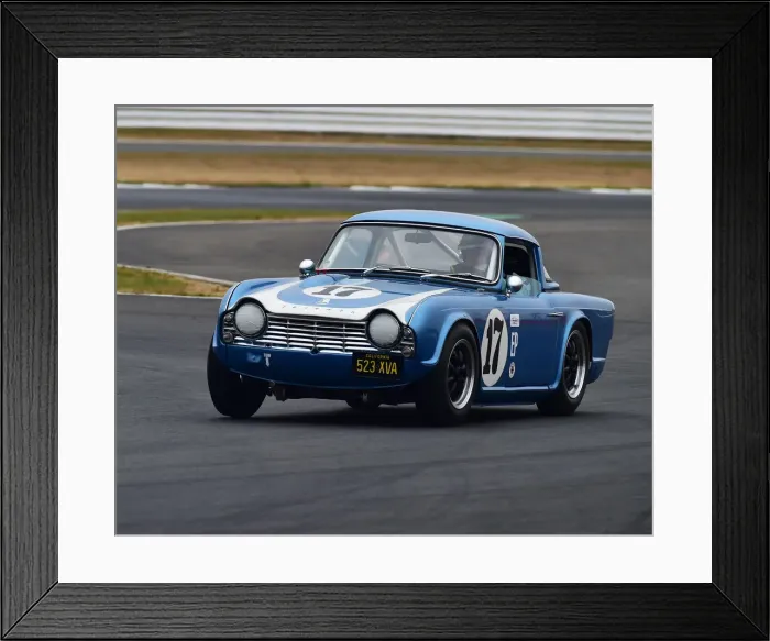 Framed Print : CM24 8922 Julian Balme, James Mitchell, Triumph TR4
