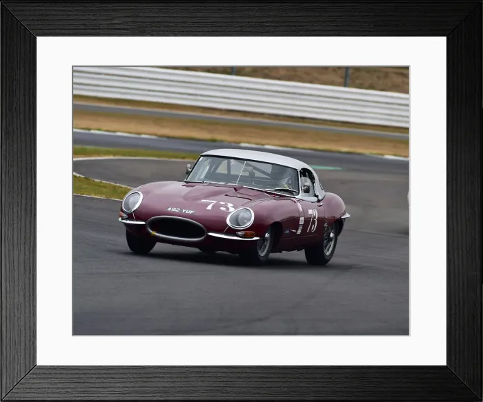 Framed Print : CM24 8890 James Cottingham, Harvey Stanley, Jaguar E-Type Framed Print : CM24 8890 James Cottingham, Harvey Stanley, Jaguar E-Type