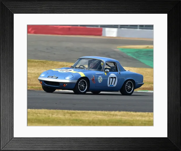 Framed Print : CM24 9835 Barry Davison, Lotus Elan S3