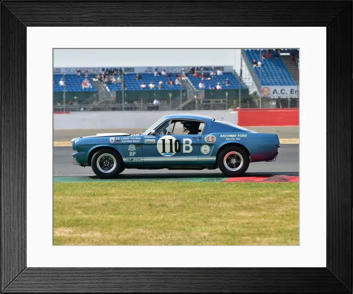 Framed Print : CM24 9787 Larry Tucker, Shelby Mustang GT350R