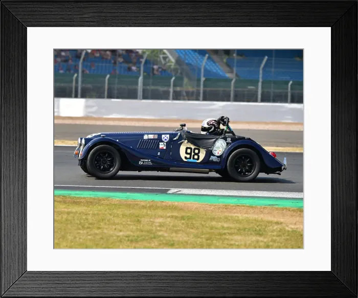 Framed Print : CM24 9775 Kevin Kivlochan, Morgan Plus 8