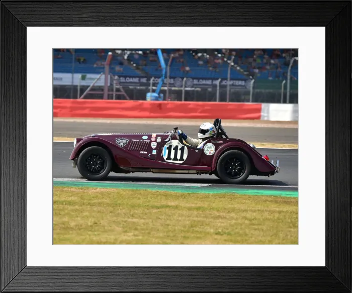 Framed Print : CM24 9774 Richard Plant, Morgan Plus 8