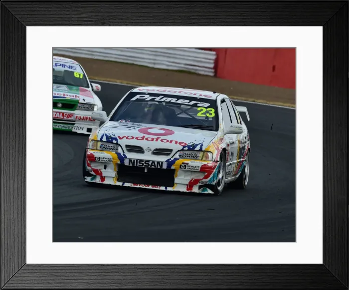 Framed Print : CM25 0075 Dan Wheeler, Nissan Primera Framed Print : CM25 0075 Dan Wheeler, Nissan Primera