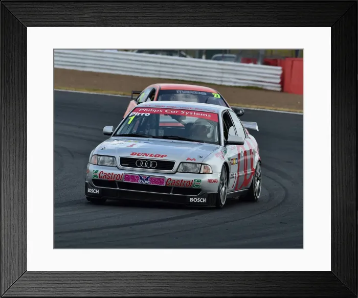 Framed Print : CM25 0073 John Pearson, Audi A4 Framed Print : CM25 0073 John Pearson, Audi A4