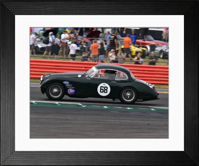 Framed Print : CM24 9049 Marc Gordon, Jaguar XK150