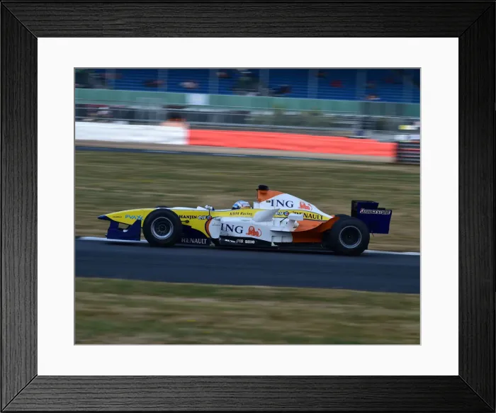 Framed Print : CM24 9235 Kevin Mason, F3000 Renault
