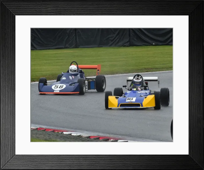 Framed Print : CM25 9104 Gary Fletcher, Royale RP27, Greg Robertson, Reynard SF79