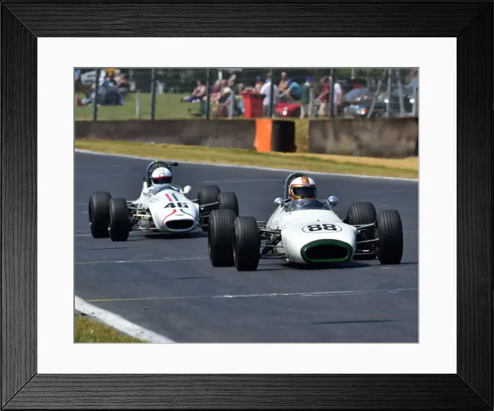 Framed Print : CM24 2322 Michael Scott, Brabham BT28