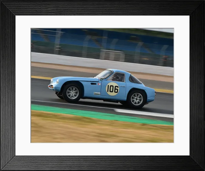 Framed Print : CM25 0307 James Thorpe, TVR Grantura Framed Print : CM25 0307 James Thorpe, TVR Grantura