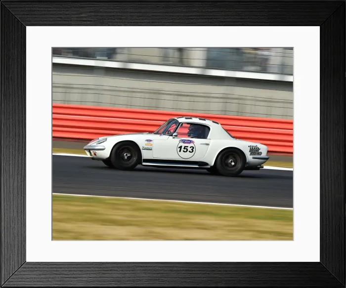 Framed Print : CM25 0247 Jake Hill, Lotus Elan