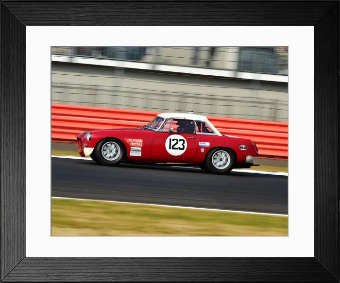 Framed Print : CM25 0233 Ryan Hooker, MG B
