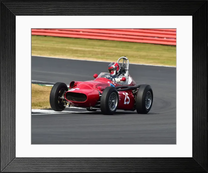 Framed Print : CM25 0027 Tony Wood, Tec-Mec Maserati 415 Framed Print : CM25 0027 Tony Wood, Tec-Mec Maserati 415