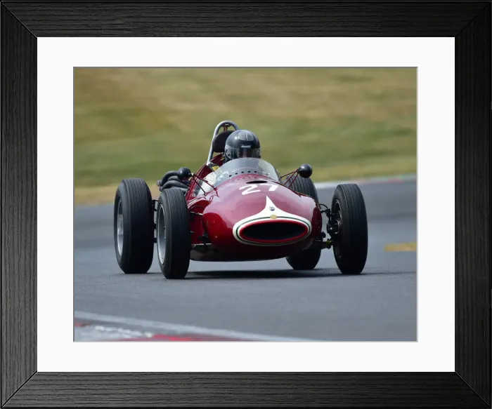 Framed Print : CM24 2877 Steve Hart, Cooper T51 Framed Print : CM24 2877 Steve Hart, Cooper T51