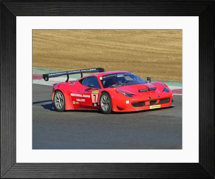Framed Print : CJ7 6150 David Mason, Ross Wylie, Ferrari 458 GT3 Framed Print : CJ7 6150 David Mason, Ross Wylie, Ferrari 458 GT3