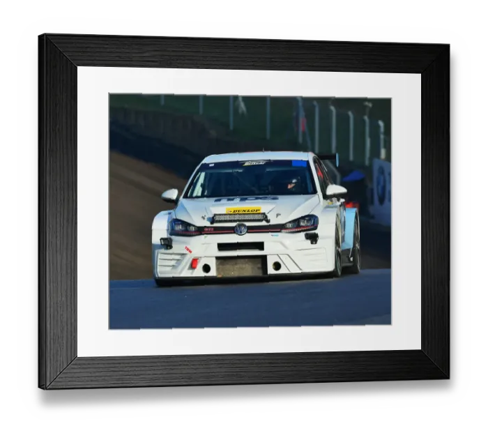 Framed Print : CJ7 5766 Tim Docker, VW Golf GTi TCR Framed Print : CJ7 5766 Tim Docker, VW Golf GTi TCR