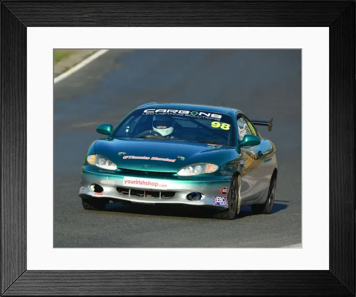 Framed Print : CJ7 5945 Darren Holmes, Hyundai Coupe 2000