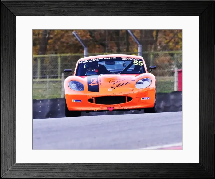 Framed Print : CM26 3231 Ruben Del Sarte, Ginetta G40 Junior