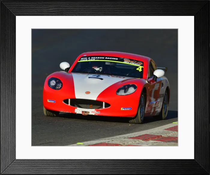 Framed Print : CJ7 6063 Roman Bilinski, Ginetta G40 Junior