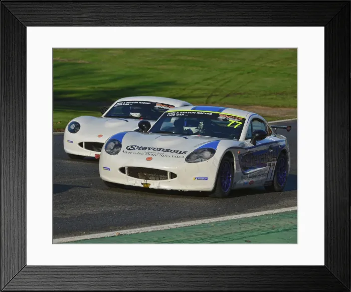 Framed Print : CJ7 6036 Connor Garlick, Ginetta G40 Junior