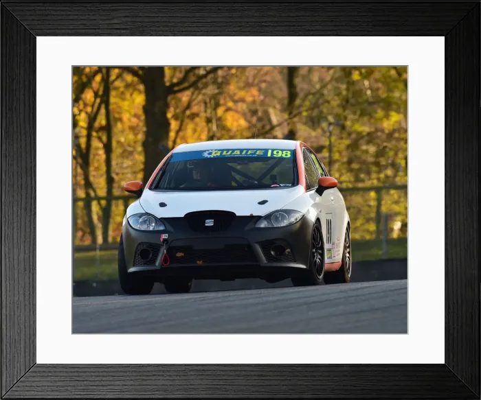 Framed Print : CM26 2938 David Charlton, SEAT Leon Framed Print : CM26 2938 David Charlton, SEAT Leon