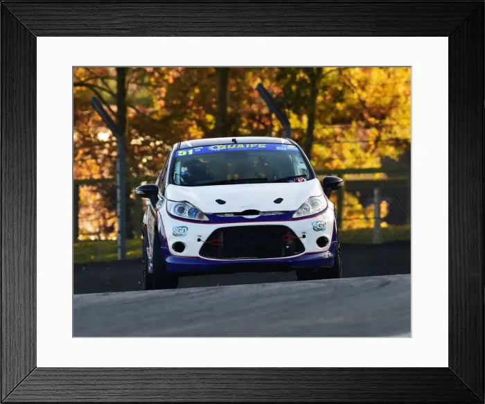 Framed Print : CM26 2958 Rikki Taylor, Ford Fiesta Zetec Framed Print : CM26 2958 Rikki Taylor, Ford Fiesta Zetec