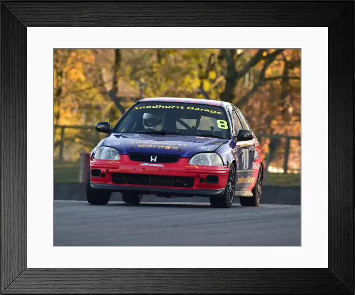 Framed Print : CM26 2968 Jamie Primett, Honda Civic Framed Print : CM26 2968 Jamie Primett, Honda Civic