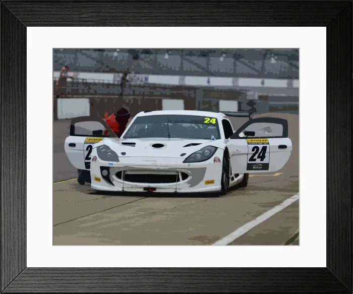 Framed Print : CJ7 6471 Lucky Khera, Ginetta G55 Framed Print : CJ7 6471 Lucky Khera, Ginetta G55