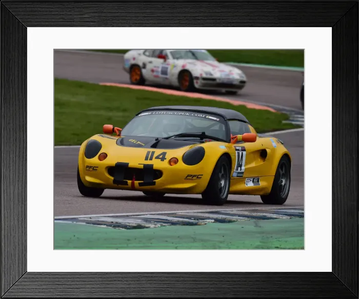 Framed Print : CM26 4021 Jacquline Perkins, Lotus Elise S1