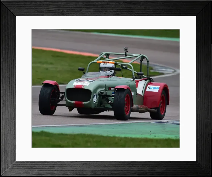 Framed Print : CM26 4002 Nigel Smith, Caterham 7 Mega Framed Print : CM26 4002 Nigel Smith, Caterham 7 Mega