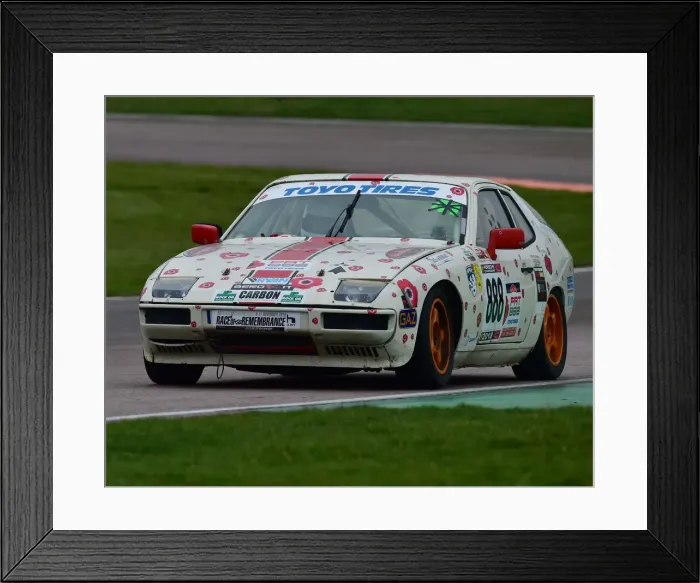 Framed Print : CM26 4011 Karl Rossin, Porsche 924 Framed Print : CM26 4011 Karl Rossin, Porsche 924
