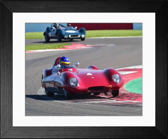 Framed Print : CM23 3973 Philip Champion, Martin Stretton, Lotus XI Le Mans