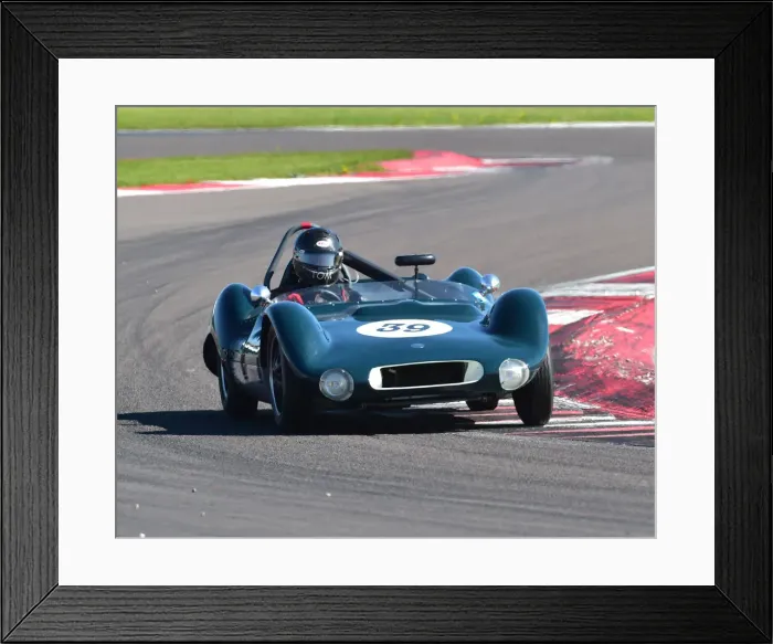 Framed Print : CM23 3974 Louis Zurstrassen, Elva Mk V