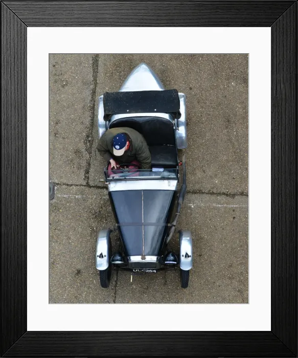 Framed Print : CJ7 6810 Richard Marsh, Austin 7 Framed Print : CJ7 6810 Richard Marsh, Austin 7